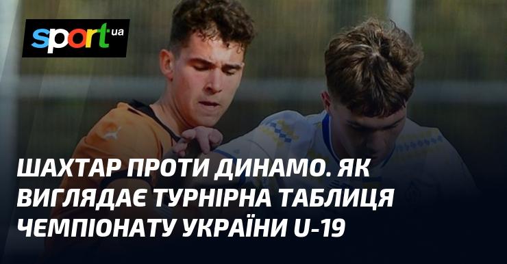 Шахтар та Динамо в змаганні. Огляд турнірної таблиці чемпіонату України U-19.